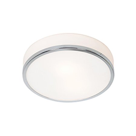 OR 20670-BS-OPL Aero 1 Light 10 in. Brushed Steel Flush Mount Ceiling Light OR2516967